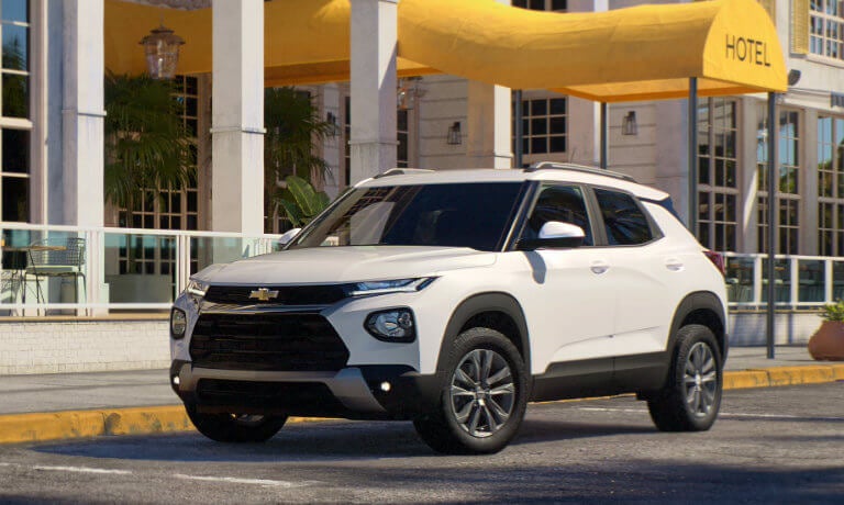 2023 Chevy Trailblazer Exterior In Front Of Hotel