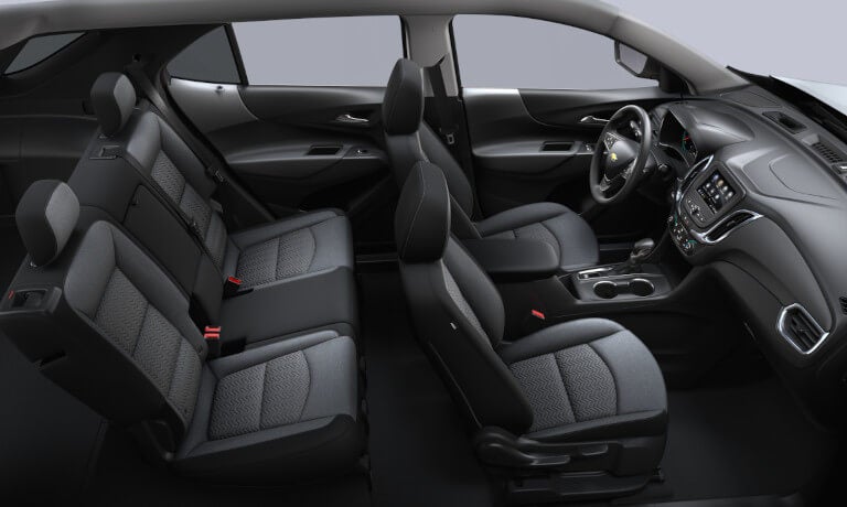 2024 Chevy Equinox Interior Seating Cutaway Side View