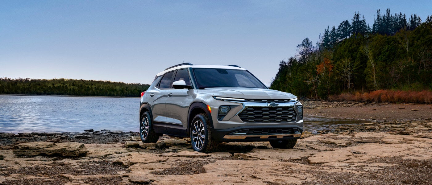 2024 Chevy Trailblazer Exterior Three Fourths View By Lake
