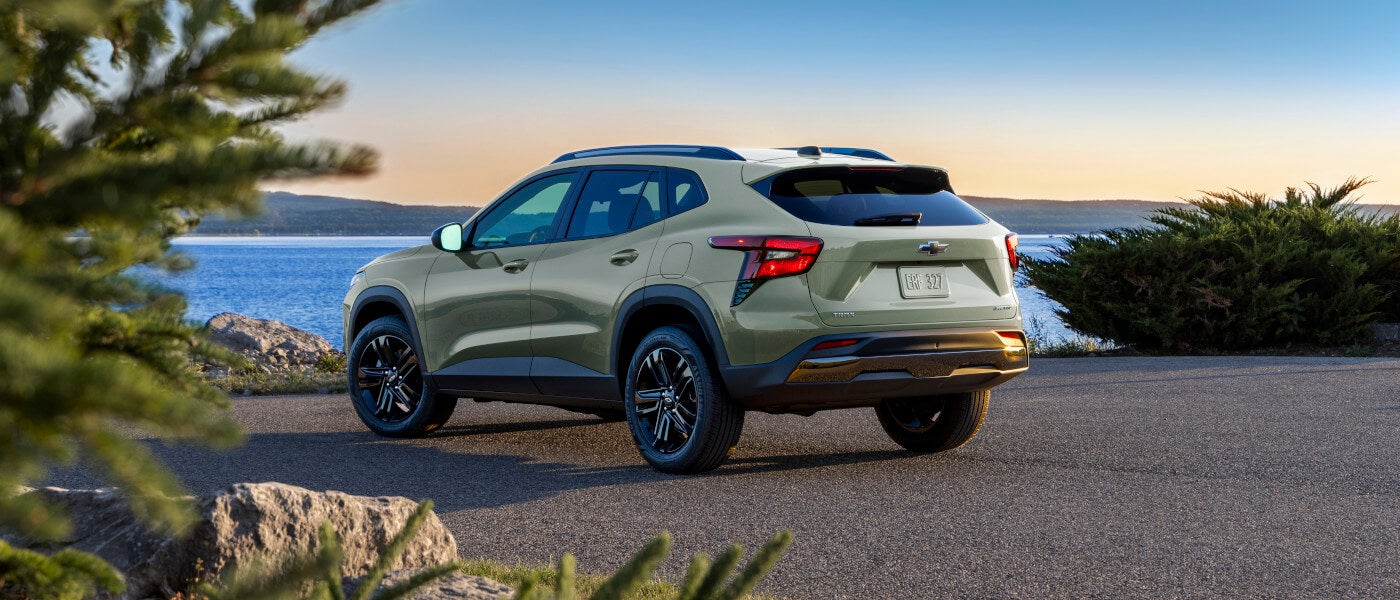 2024 Chevy Trax Exterior Facing Away By Lake