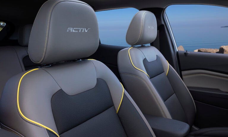 2024 Chevy Trax Interior Front Seats Detail